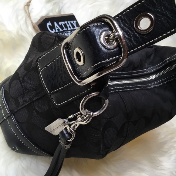 🚫𝕊𝕆𝕃𝔻🚫Authentic Black Coach Hobo Bag - Picture 4 of 8